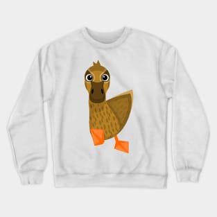 Female Mallard Duck Crewneck Sweatshirt